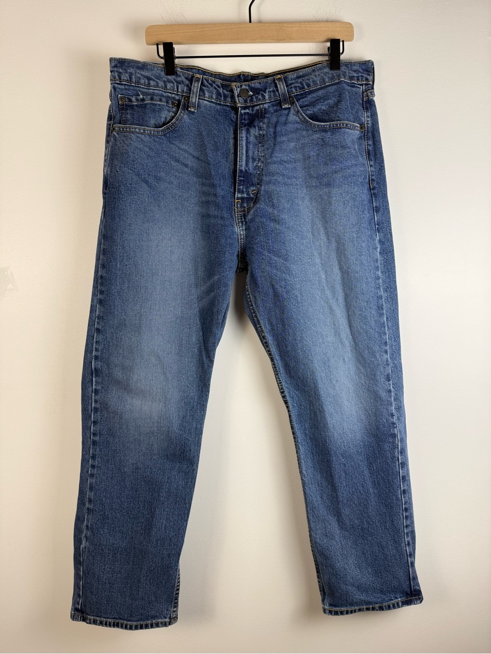 Levi’s 505 Men’s Jeans 36x29 Blue Straight Leg Regular Fit Denim Medium Wash